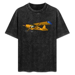 Just Aircraft Wild West 44 Yellow T-Shirt Soft Basic Cotton Short Sleeve Tee
