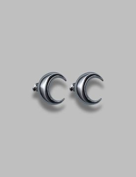 MARINE SERRE moon stud earrings