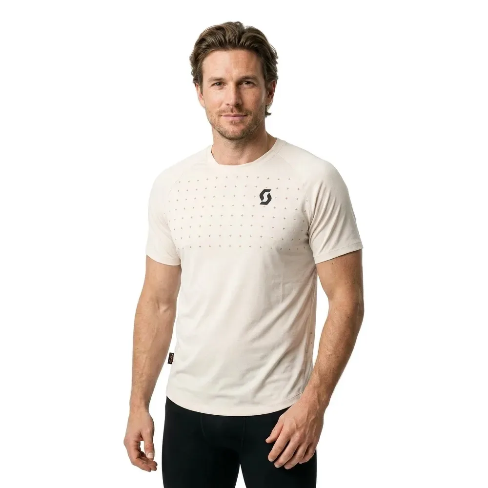 Maglietta A Maniche Corte Vertic Pro Cotton White - Scott - FashionsVida