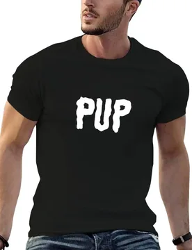 PUP Band Merch PUP Band Logo ao den T-Shirt cotton t shirt man t shirt man plain t shirt for man T-shirt - Aliexpress - FashionsVida