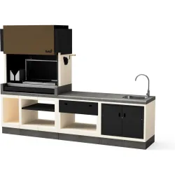 Cocina De Exterior Tuozi Kitaway P39 Domo