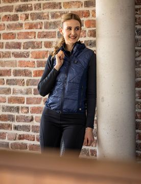 Damen Heizweste SLIMLINE STYLE dunkelblau XS