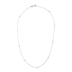 Womens - Necklace Tiffany'S - 9 Diamonds - White Gold - One Size