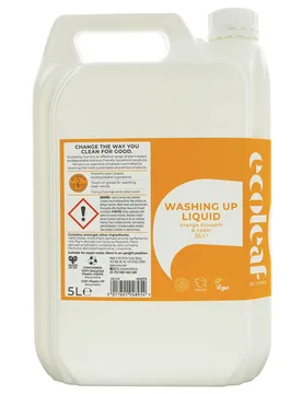 Washing Up Liquid - Orange Blossom & Cedar - 5L - Ecoleaf - FashionsVida
