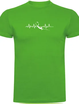 Maglietta A Maniche Corte Spearfishing Heartbeat - Kruskis - FashionsVida