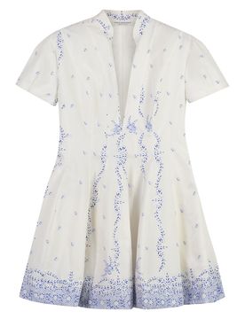 Floral-print Cotton Dress