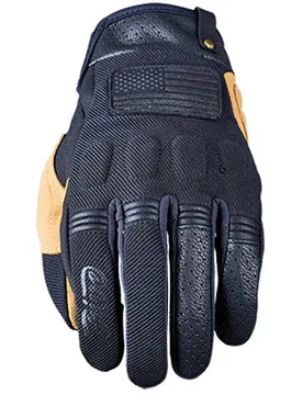 Guanti Moto SCRAMBLER Nero Marrone taglia M - Five - FashionsVida