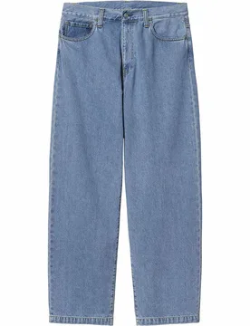 Jean 5 poches - Landon Pant Blue Heavy Stone Wash en Coton - Taille 44 FR - Navy - Carhartt WIP - FashionsVida