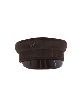 Wool Felt Hat with Cotton Lining and Polyester Trim