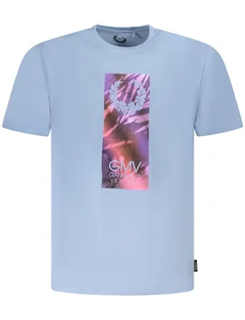 Herren KURZARM-T-SHIRT Hellblau AU01417MARINO_AZLIGBLU