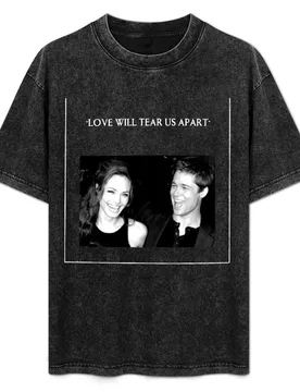 LOVE WILL TEAR BRANGELINA APART, AGAIN T-Shirt Holiday Simple Tee Shirt - Aliexpress - FashionsVida