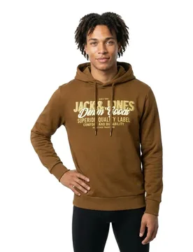 Sweat à Capuche Logo 2 Col Monks Robe 2XL Homme - Jack & jones - FashionsVida