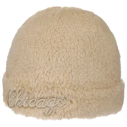 Faux Fur Bulls Beanie Hat by - cream white - Damen - Size: One Size