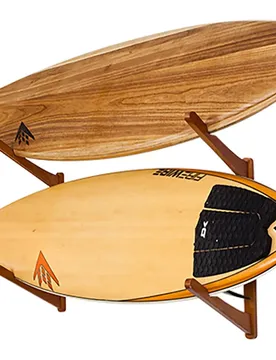 Support De Planche De Surf Multi Dark Wood One Size unisex