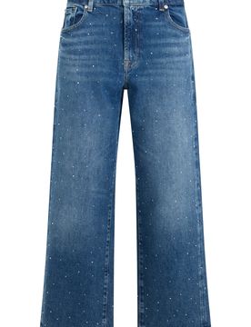 Women's High-Waist Wide-Leg Denim Jeans