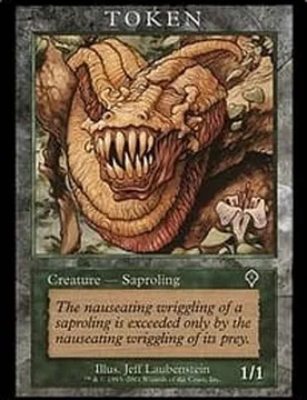 Saproling Token (Invasion Magic Player Rewards) Promotional Cards - Magic: The Gathering - FashionsVida