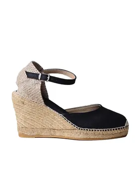 Espadrillas Con Zeppa Portbou Black EU 42