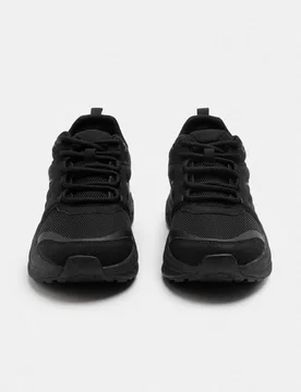 Kids' Freshfeet™ Trainers (1 Large - 7 Large) Black male - M&S - FashionsVida