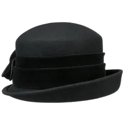 Veljesa Wool Cloche Hat by - black - Damen - Size: One Size