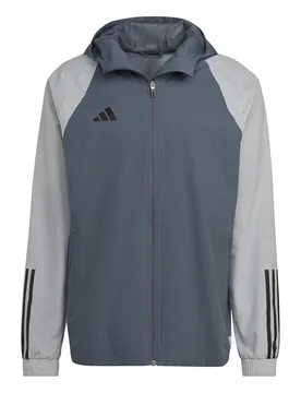 Mens Tiro 23 Competition All Weather Jacket - Grey - Size Small - Adidas - FashionsVida