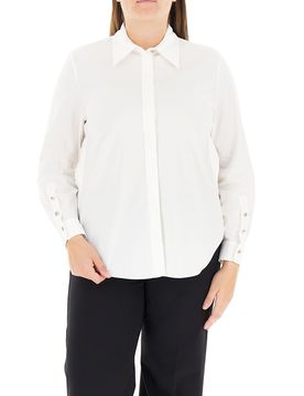 Camicia misto cotone BIANCO 48