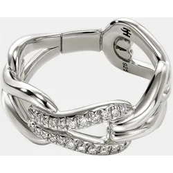 Anillo Surf de y diamantes