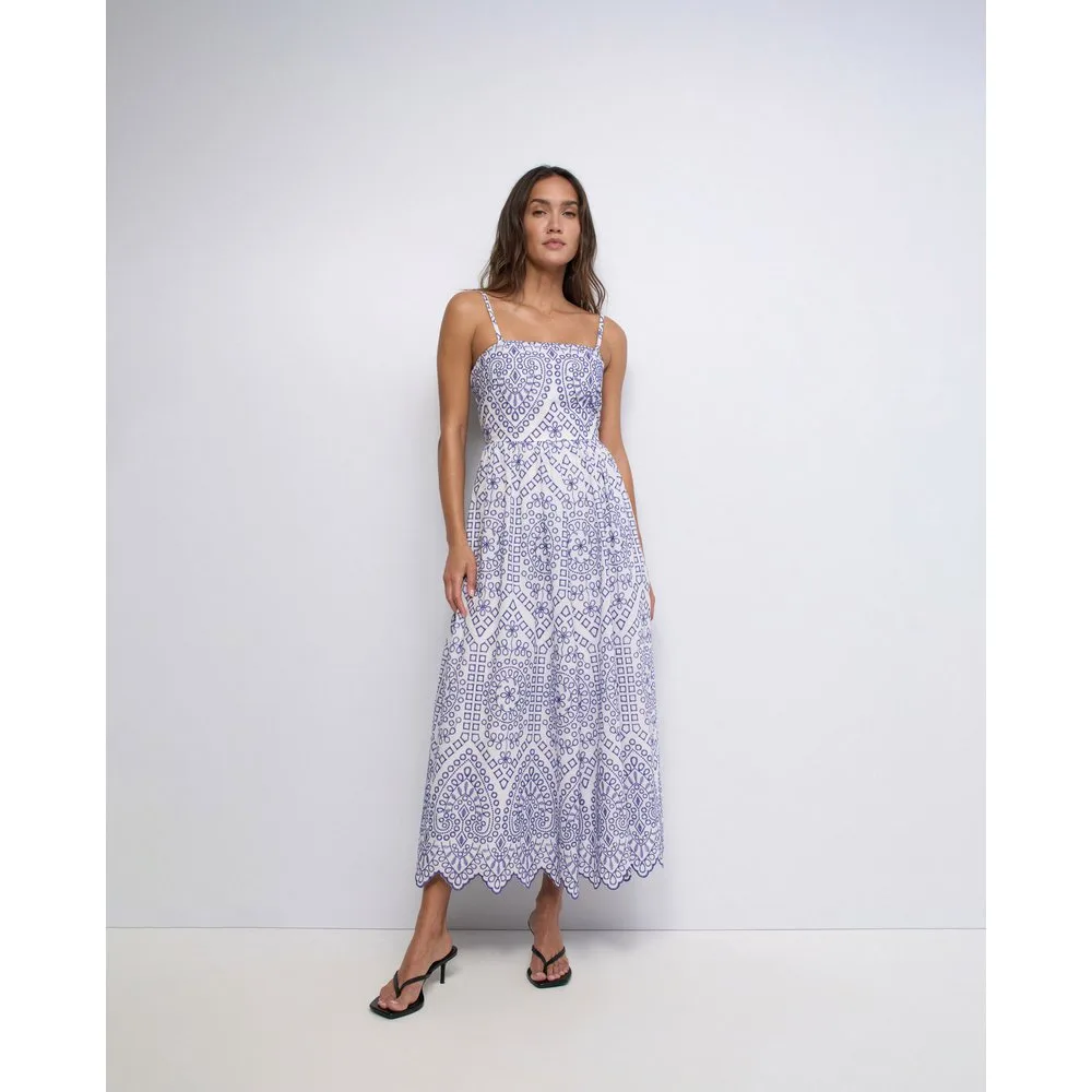 Vestido con bordados de mujer - Salsa Jeans - FashionsVida