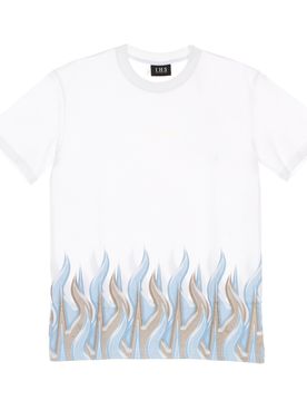 Maglietta Uomo New Flames Tee White