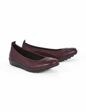 Hallux-Ballerina Extraleicht - Bordeaux - female - Size: 37 - Avena - FashionsVida