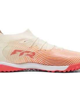 Chaussures De Football Future 9 Match Tf Sugared Almond / White / Ultra Red / Black EU 43 Homme - Puma - FashionsVida