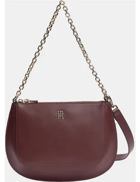 Bolso de mujer con doble asa en color burdeos de - Tommy Hilfiger - FashionsVida