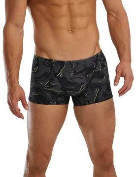 Galaxy Swimming Boxer Black / Lime 26 Men - TYR - FashionsVida
