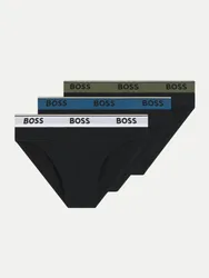 Black 3er-Pack Slips Power Schwarz L