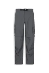 Camp Cargo Mens Zip-Off Pants Short Length - Grey - Grey - Size: W36