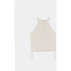 Top de mujer con lazada lateral