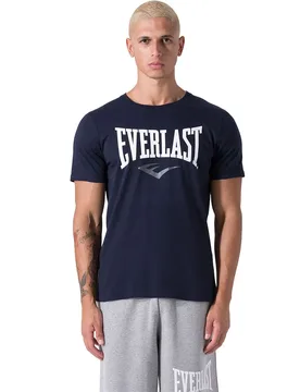 T-shirt à Manches Courtes Fitted Logo Navy Blue S - Everlast - FashionsVida