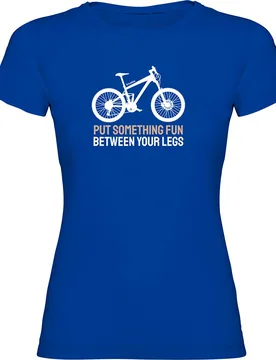Maglietta A Maniche Corte Put Something Fun Royal Blue - Kruskis - FashionsVida