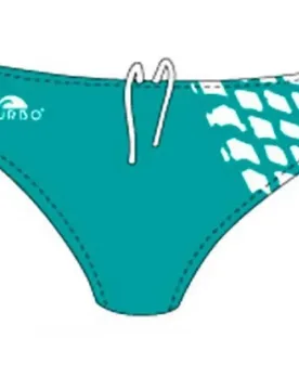 Road Swimming Brief Green / White 5XL Men - TURBO - FashionsVida