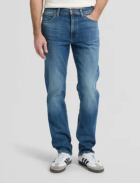Rider Slim Low Stretch Jean Ocean Blue Größe 30x32 male - Lee - FashionsVida