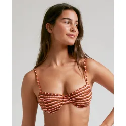 Top de bikini Balconette Valley con estructura, cierre multiposición y foams extraíbles