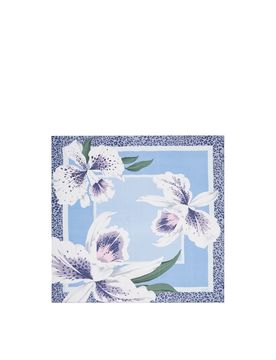 Foulard con fantasia AZZURRO U