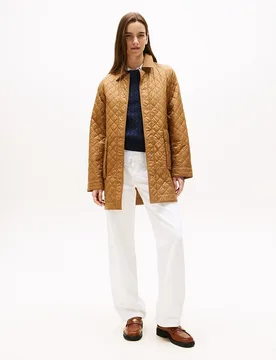 Chaqueta de mujer acolchada Quilted larga - Tommy Hilfiger - FashionsVida