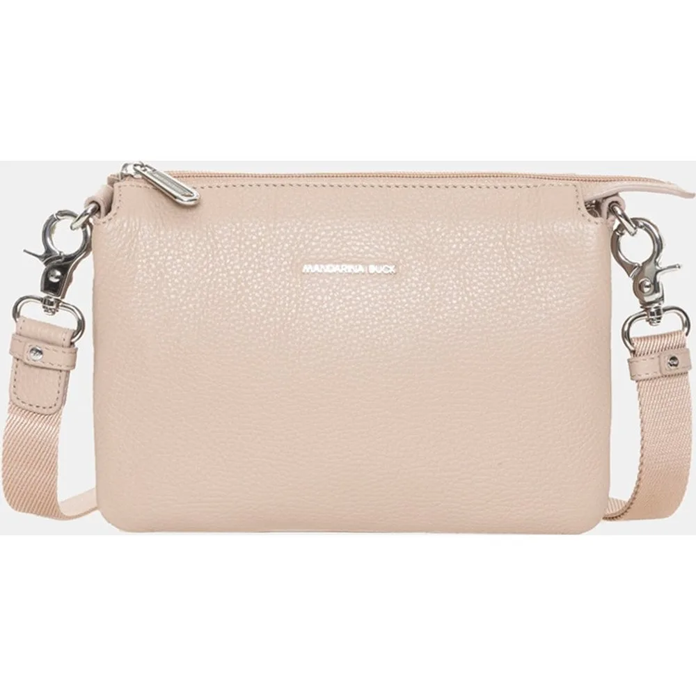 Bandolera pequeña piel texturizada - Mandarina Duck - FashionsVida