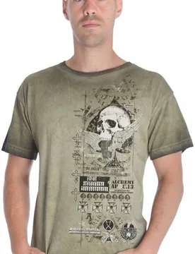 Gothic T-Shirt - Apocalypse Man`s T-Shirt - S bis 4XL - für Männer - Größe L - grün - Männer - male - Alchemy England - FashionsVida