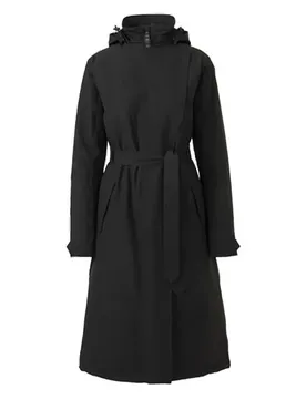 Giacca Long Winter Trench Coat Black