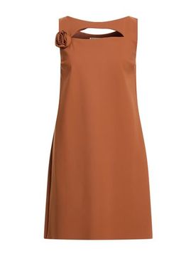 Minivestido Mujer Marrón 34,36,38 Mujer