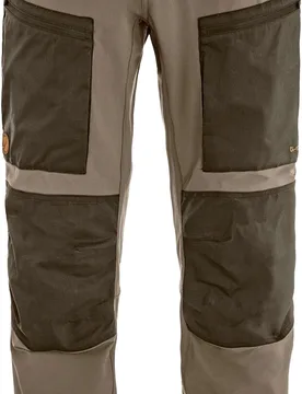 Pantalon résistant de randonnée - Keb Agile Trousers M Suede Brown Dark Olive en Coton - Taille XS/S - Marron - Fjall Raven - FashionsVida