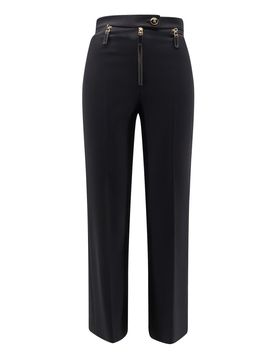 Pantaloni Con Bottone Logato