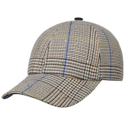 Atropos Houndstooth Cap by - beige-blue - Damen - Size: One Size