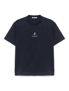 Premiata T-shirt di cotone con logo